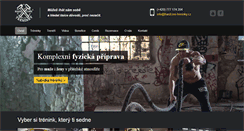 Desktop Screenshot of hardcore-treninky.cz